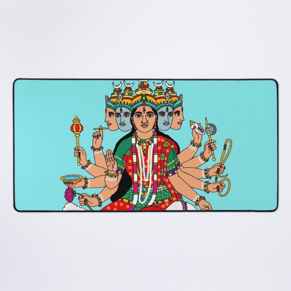 Item preview, Goddess Gayatri Artwork – Divine Mother of Four Vedas designed and sold by Harshit_Digital_Arts.