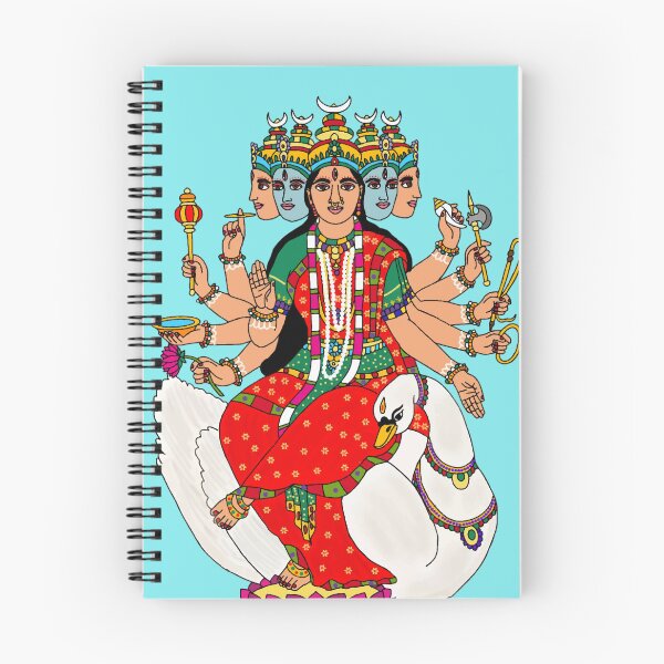 Item preview, Goddess Gayatri Artwork – Divine Mother of Four Vedas designed and sold by Harshit_Digital_Arts.