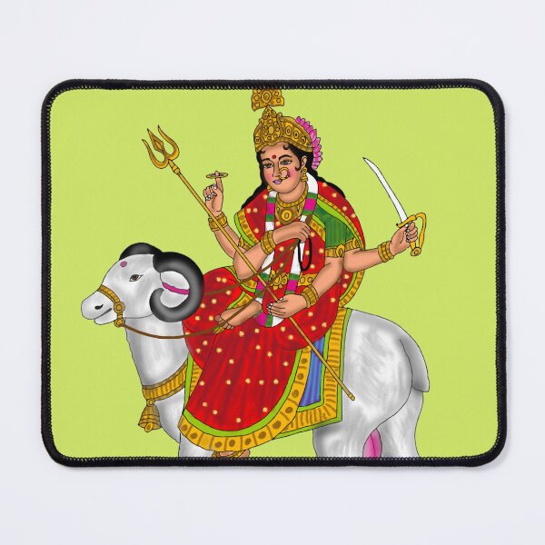 Item preview, Goddess Gelmata – Sacred Hindu Mother Goddess Artwork designed and sold by Harshit_Digital_Arts.