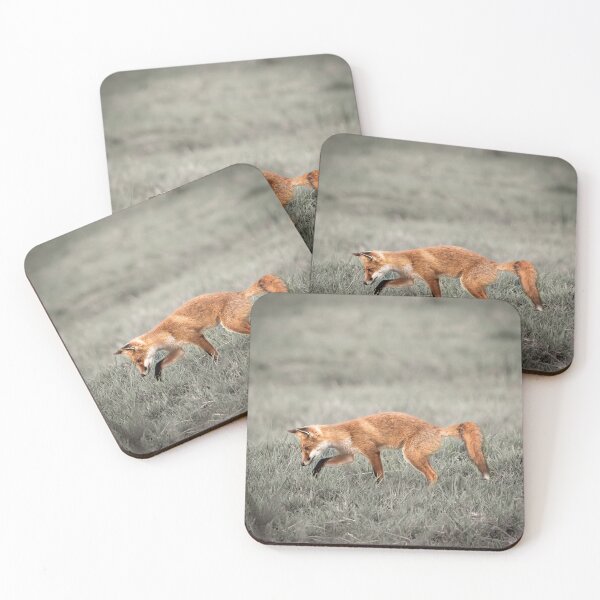 Item preview, Fox in field designed and sold by Brian Scantlebury.