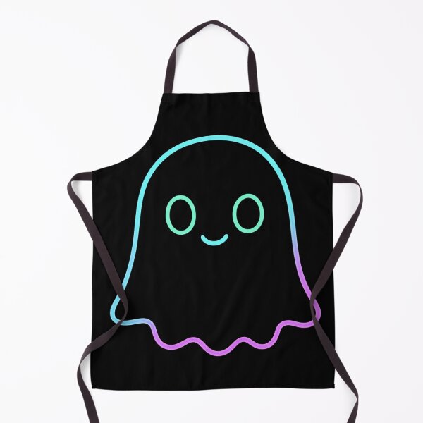 Item preview, Cute Neon Ghost – Kawaii Glow Spirit designed and sold by salehstore7.