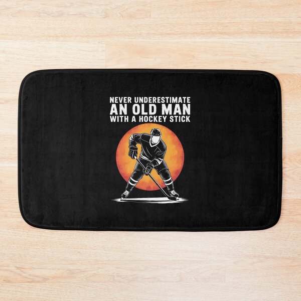 Item preview, Never Underestimate an Old Man with A Hockey Stick designed and sold by FlankinMew.