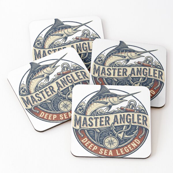 Item preview, Vintage Master Angler Marlin Fishing Badge Legend designed and sold by EverBranz-stor.