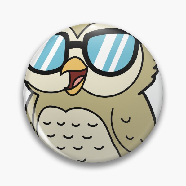 Item preview, Cool Owl with Sunglasses – Funny Owl Head Cartoon designed and sold by holywarter.