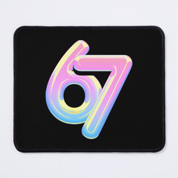 Item preview, 6 7 Six Seven 3D Typography designed and sold by WHITE FLAME PRINTS.