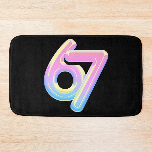Item preview, 6 7 Six Seven 3D Typography designed and sold by WHITE FLAME PRINTS.