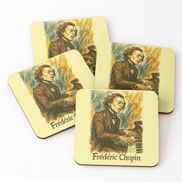 Item preview, Frederic Chopin Virtuoso at Piano designed and sold by Sarcastic designs.