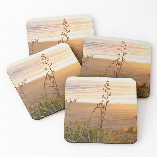 Item preview, Setting Sun Baylys Beach  designed and sold by KiwiImages.