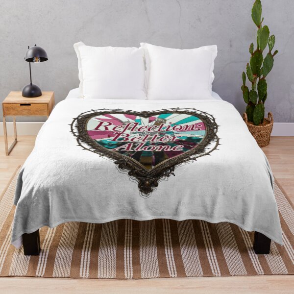 Item preview, Reflection: Better Alone T-Shirt | Shattered Mirror Valentine Sarcastic Anti-Dating Design designed and sold by YMLux.