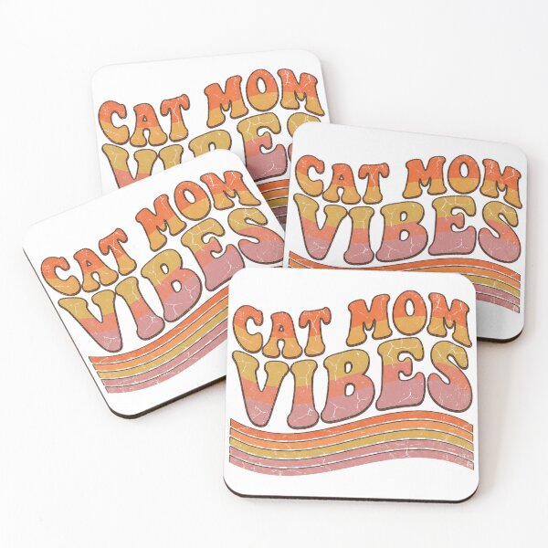 Item preview, Cat Mom Vibes Retro designed and sold by Quillway.