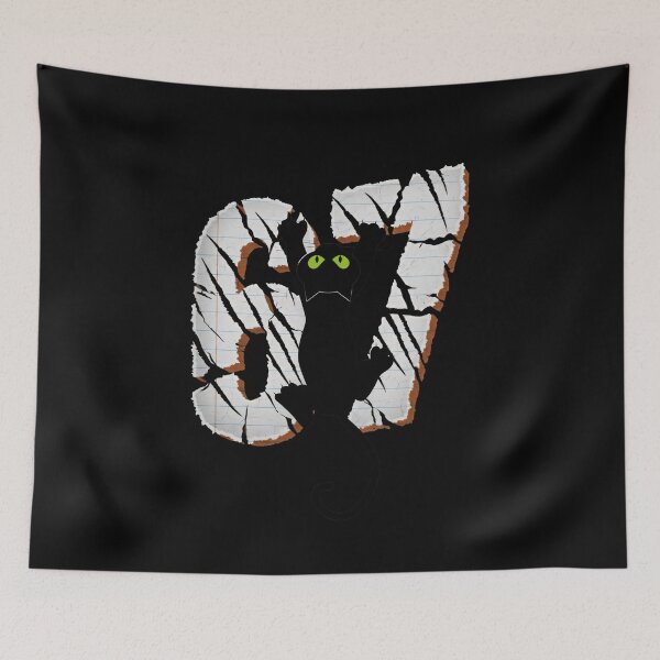 Item preview, Clawing Black Cat Wall Break Design  designed and sold by LashondaGreen89.