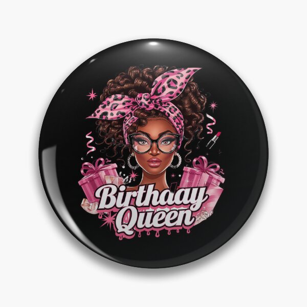 Item preview, Birthday Queen Afro Black Woman Melanin Queen designed and sold by SIGORDESIGN.
