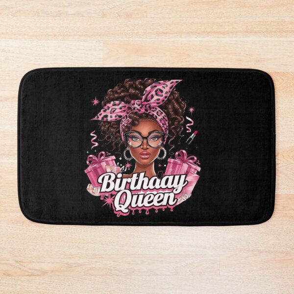 Item preview, Birthday Queen Afro Black Woman Melanin Queen designed and sold by SIGORDESIGN.