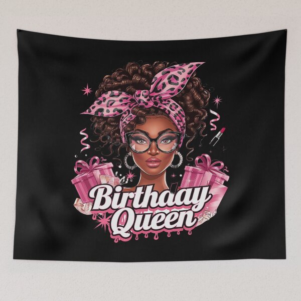 Item preview, Birthday Queen Afro Black Woman Melanin Queen designed and sold by SIGORDESIGN.
