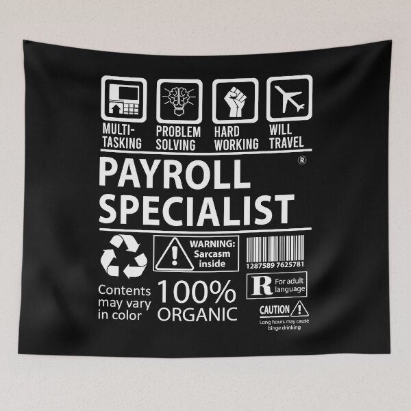 Item preview, Payroll Specialist designed and sold by chancjami9236.