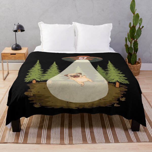 Item preview, Alien Abduction Pug T-Shirt designed and sold by LashondaGreen89.