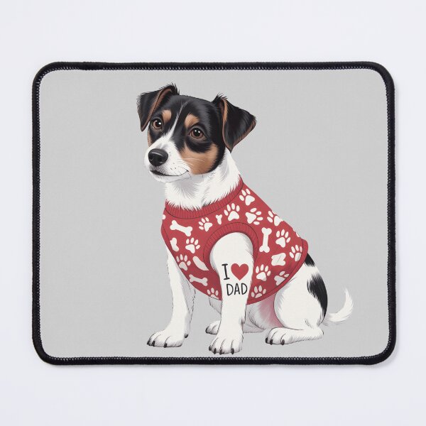 Item preview, I Love Dad Dog Tattoo Warm Sweater – Pet Lover Father’s Day Gift designed and sold by SoftyDesigns.