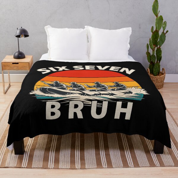 Item preview, Retro Rafting Team "Six Seven Bruh" Tee designed and sold by LashondaGreen89.