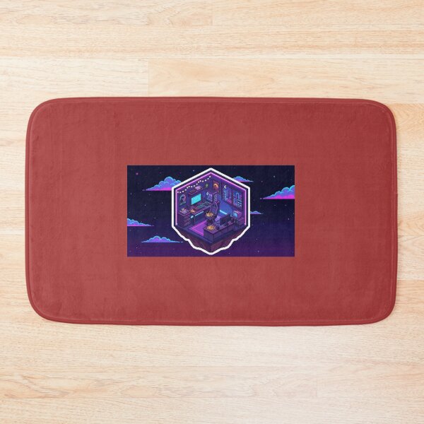 Item preview, Cozy Isometric Pixel Art Gamer Room Lofi designed and sold by SynthesisStudio.