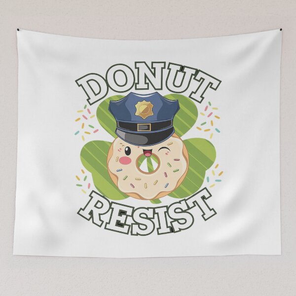 Item preview, Donut Resist Funny Police Officer Irish St Patricks Day Meme designed and sold by SIGORDESIGN.