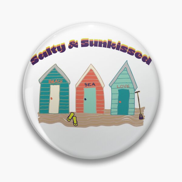 Item preview, Salty & Sunkissed beach huts designed and sold by WildDesignNZ.