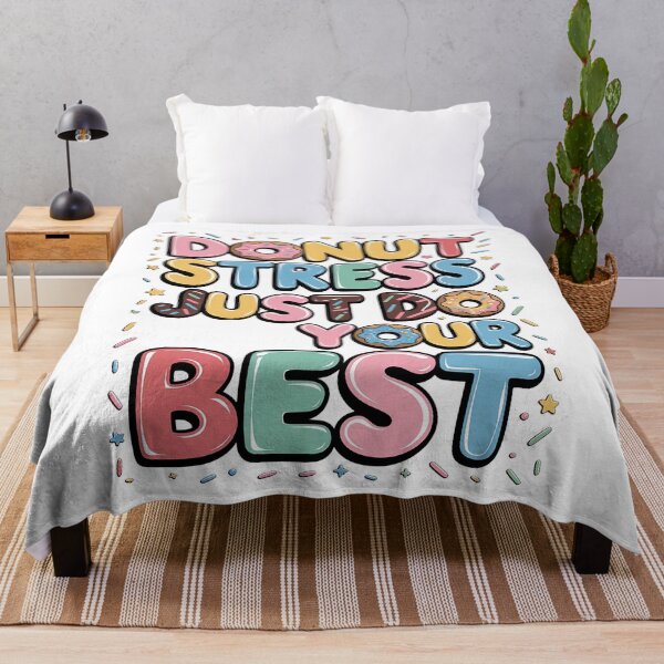 Item preview, Donut Stress Just Do Your Best - Funny Teachers Testing Day designed and sold by SIGORDESIGN.
