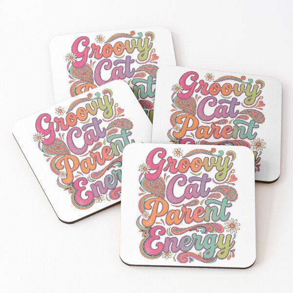 Item preview, Groovy Cat Parent Energy Psychedelic 60s designed and sold by Quillway.