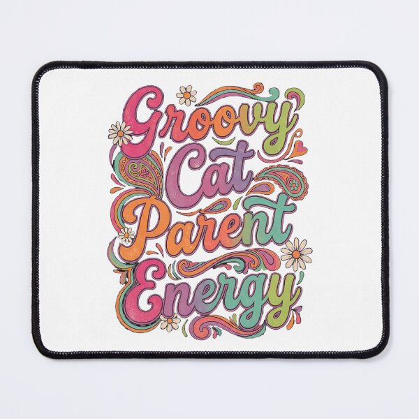 Item preview, Groovy Cat Parent Energy Psychedelic 60s designed and sold by Quillway.