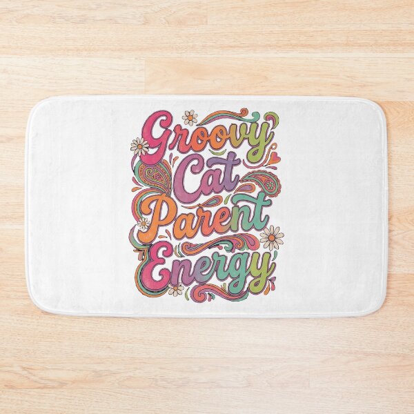 Item preview, Groovy Cat Parent Energy Psychedelic 60s designed and sold by Quillway.