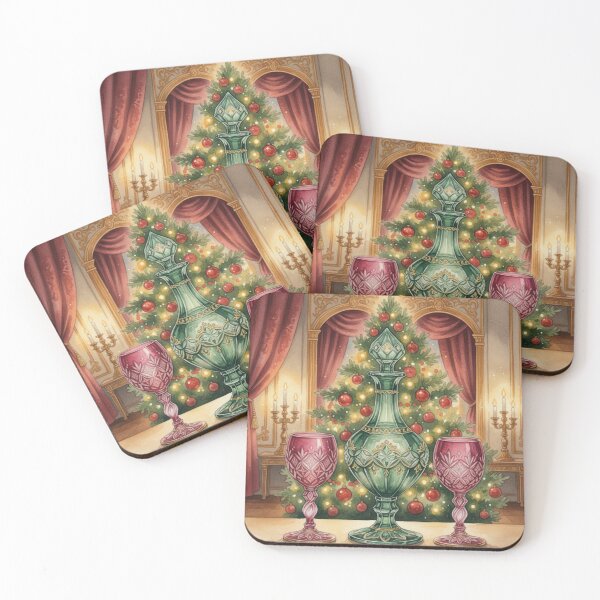 Item preview, Yuletide Crystal Harmony – An Elegant Christmas Still Life designed and sold by Oonward2021.