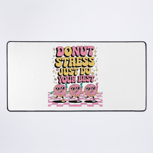 Item preview, Donut Stress Just Do Your Best Retro Test Day Teachers Kids designed and sold by SIGORDESIGN.