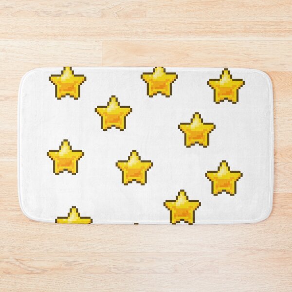 Item preview, Yellow stars, pixel art illustration designed and sold by Judith RS.