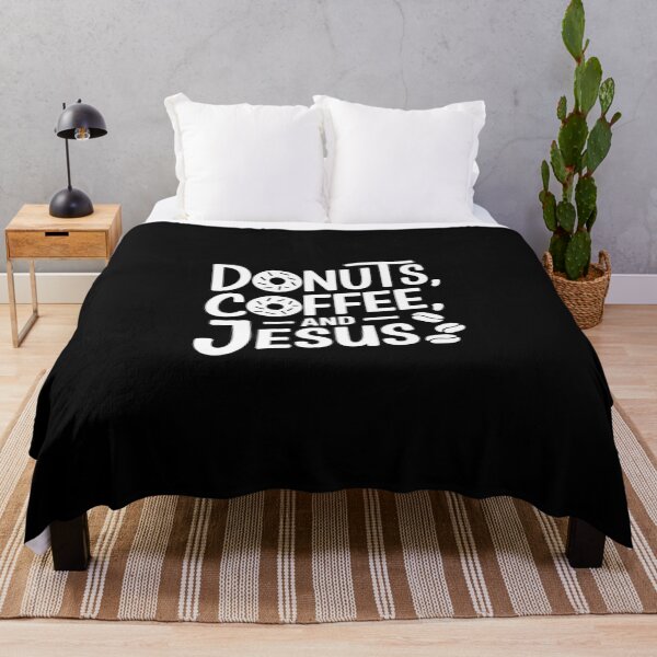 Item preview, Donuts Coffee Jesus Donut Day Christian designed and sold by SIGORDESIGN.