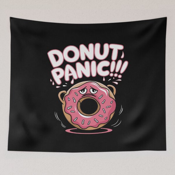 Item preview, Doughnut Day Donut Panic Funny Donut Lover Mom Dad Son designed and sold by SIGORDESIGN.