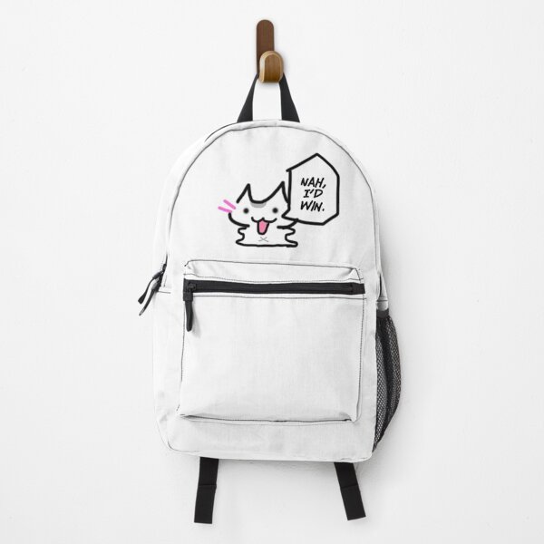 Item preview, Nah I’d Win – Cute Minimal Meme Illustration designed and sold by Dark's Services.