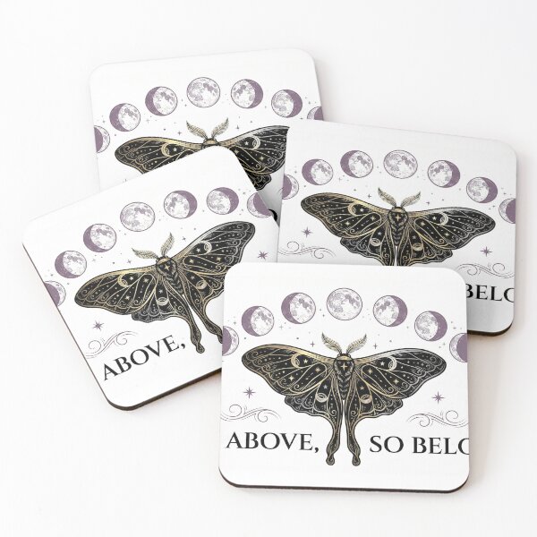 Item preview, Celestial Luna Moon Phase Whimsigoth Witchy Art designed and sold by SynthesisStudio.