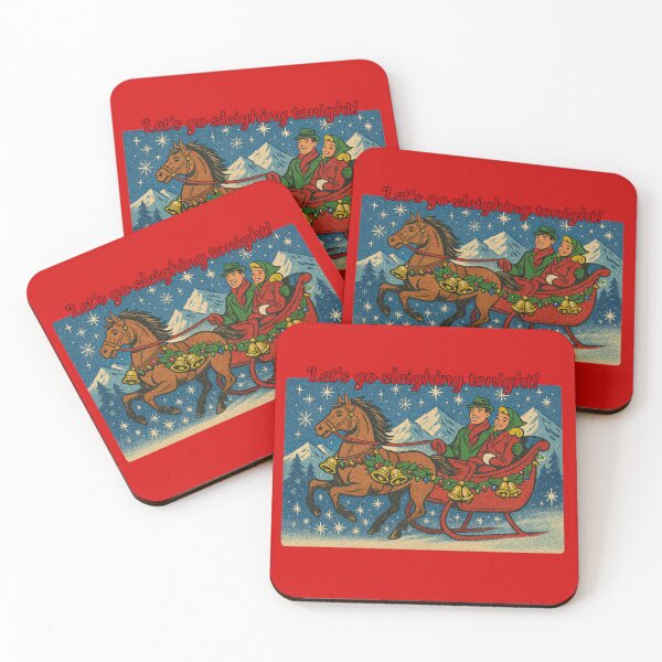 Item preview, Let’s go sleighing tonight! designed and sold by Brickroad Dsigns.