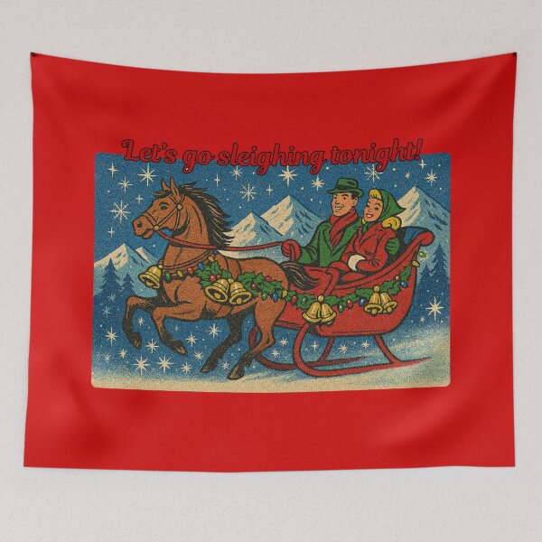 Item preview, Let’s go sleighing tonight! designed and sold by Brickroad Dsigns.