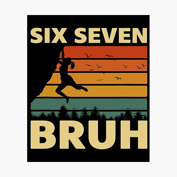 Item preview, Six Seven Bruh Funny Basketball Tee designed and sold by LashondaGreen89.