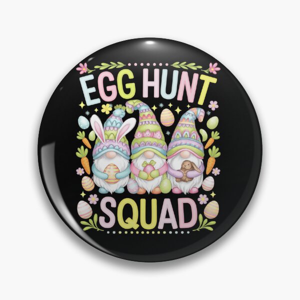 Item preview, Egg Hunt Squad Gnomes Easter Day Bunny designed and sold by SIGORDESIGN.