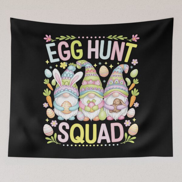Item preview, Egg Hunt Squad Gnomes Easter Day Bunny designed and sold by SIGORDESIGN.