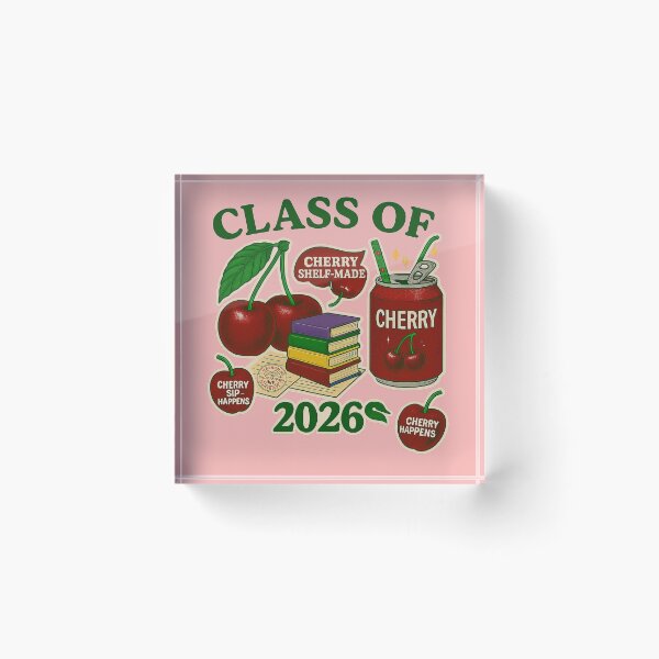 Item preview, Cherry Shelf-Made – Class of 2026 Graduation Design designed and sold by "TXSiSsY's TRIUMPH BY GRACE".