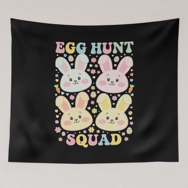 Item preview, Egg Hunt Squad Hunting Season Funny Easter Day Bunny designed and sold by SIGORDESIGN.