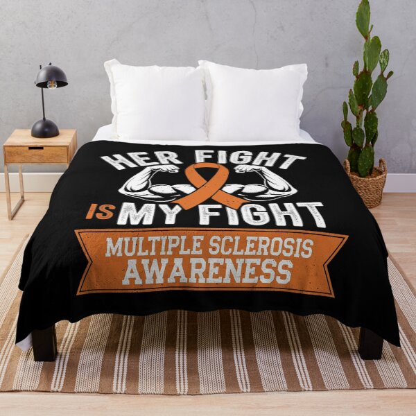 Item preview, Her Fight is My Fight Multiple Sclerosis MS Awareness  designed and sold by MythWoot.