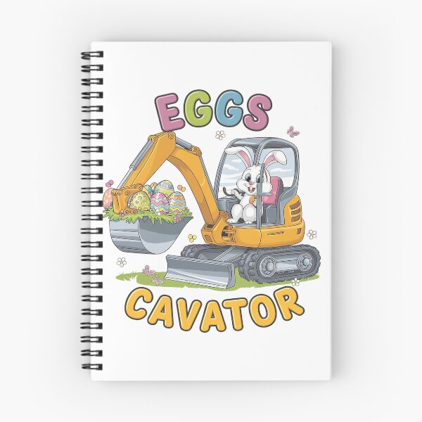Item preview, EggsCavator Easter Day Excavator Hunting Egg Bunny designed and sold by SIGORDESIGN.
