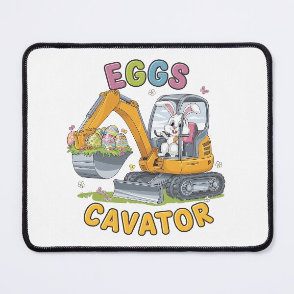 Item preview, EggsCavator Easter Day Excavator Hunting Egg Bunny designed and sold by SIGORDESIGN.