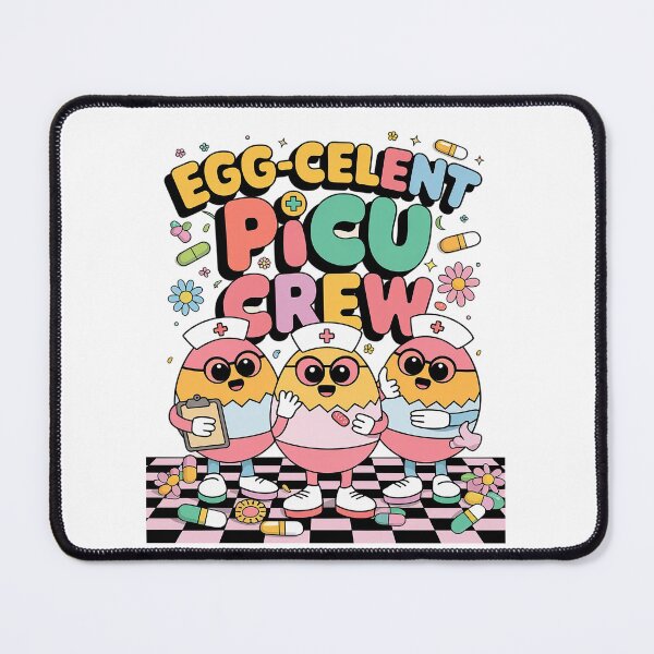 Item preview, Egg-Celent PICU Crew Eggs Nurse Nursing Easter Day designed and sold by SIGORDESIGN.