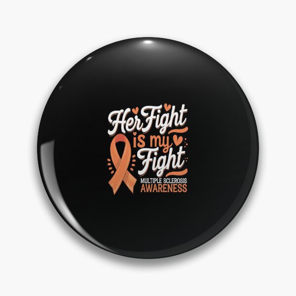 Item preview, Her Fight My Fight MS Multiple Sclerosis Awareness Women Men  designed and sold by CombatTask.