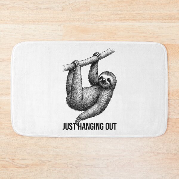 Item preview, Just Hanging Out – Cute Sloth on a Branch designed and sold by xndrlab.