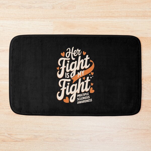 Item preview, Her Fight My Fight MS Multiple Sclerosis Awareness Women Men  designed and sold by MythWoot.